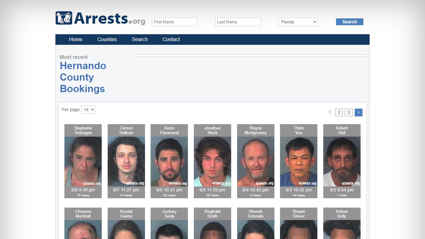 Hernando County Arrests and Inmate Search